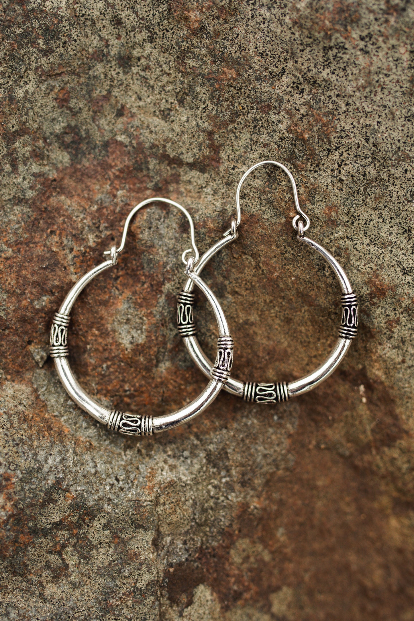 Nalini Hoops | Silver-plated