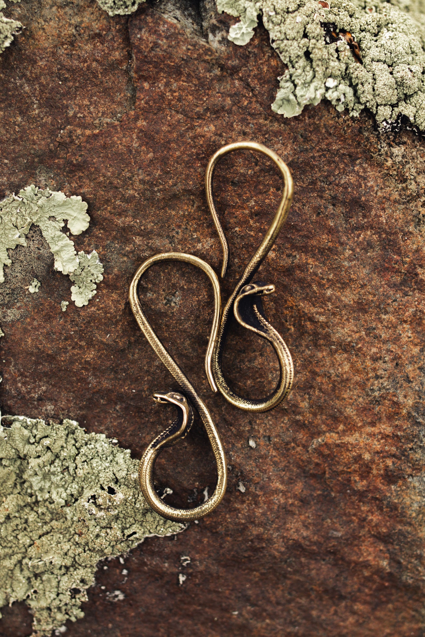 Naga Earrings | Brass