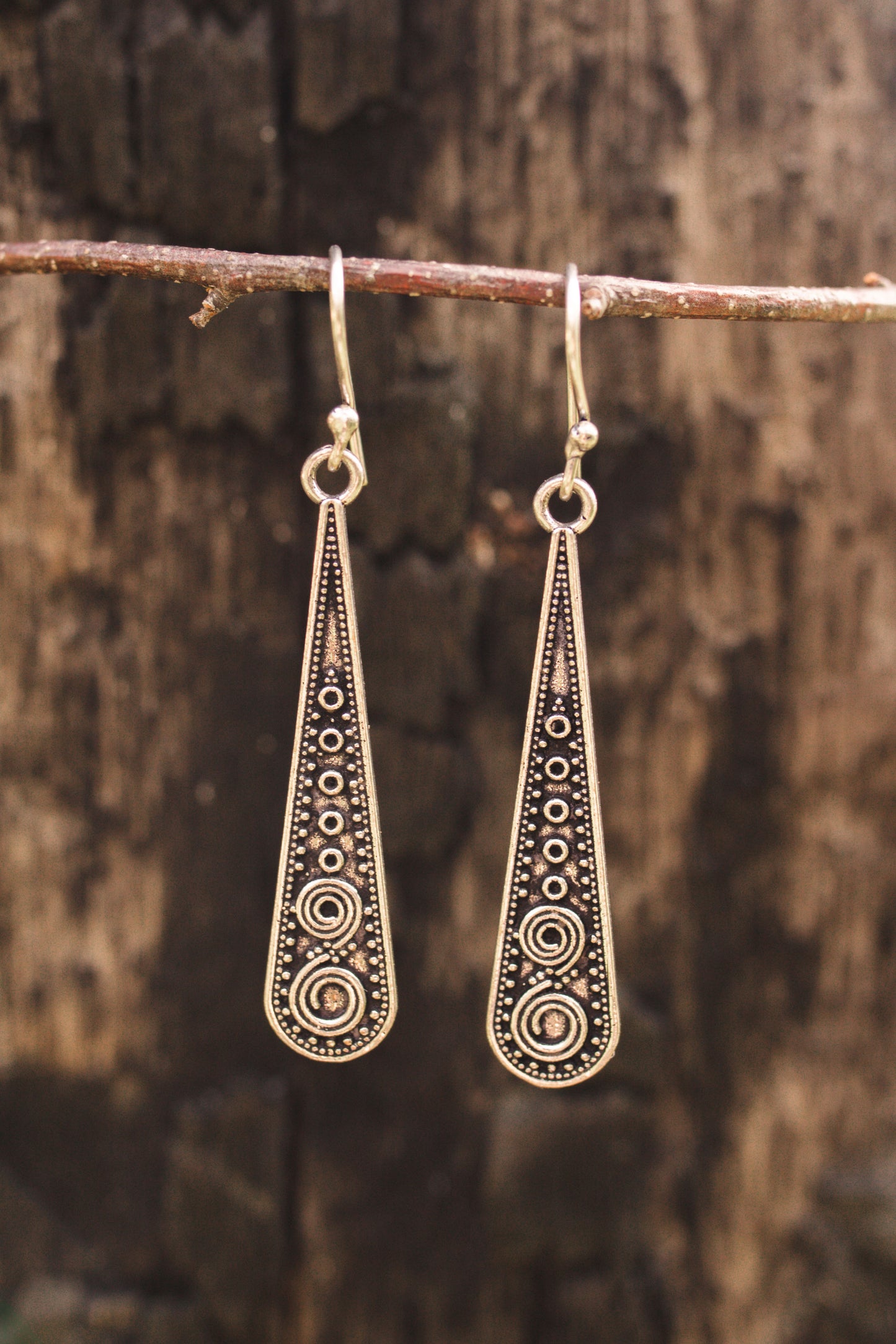 Ishvik Earrings | Silver-plated