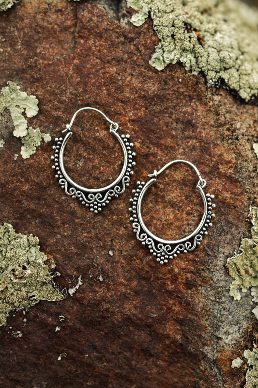 Indra Earrings | Silver-plated
