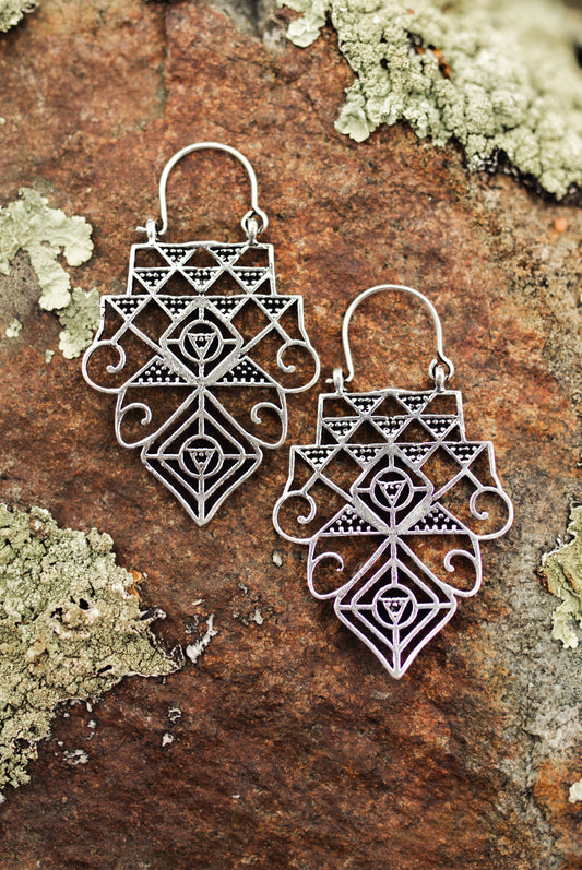 Ananta Earrings | Silver-plated