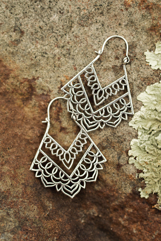 Leela Earrings | Silver-plated