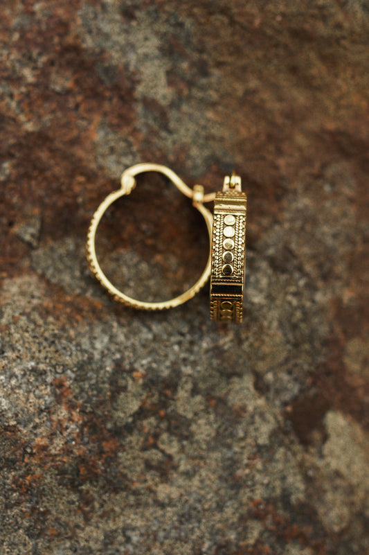 Nisha Hoop | Brass