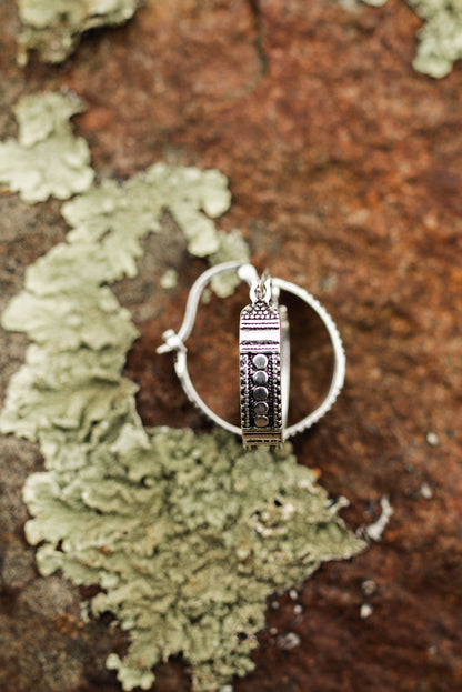 Nisha Hoop | Silver-plated