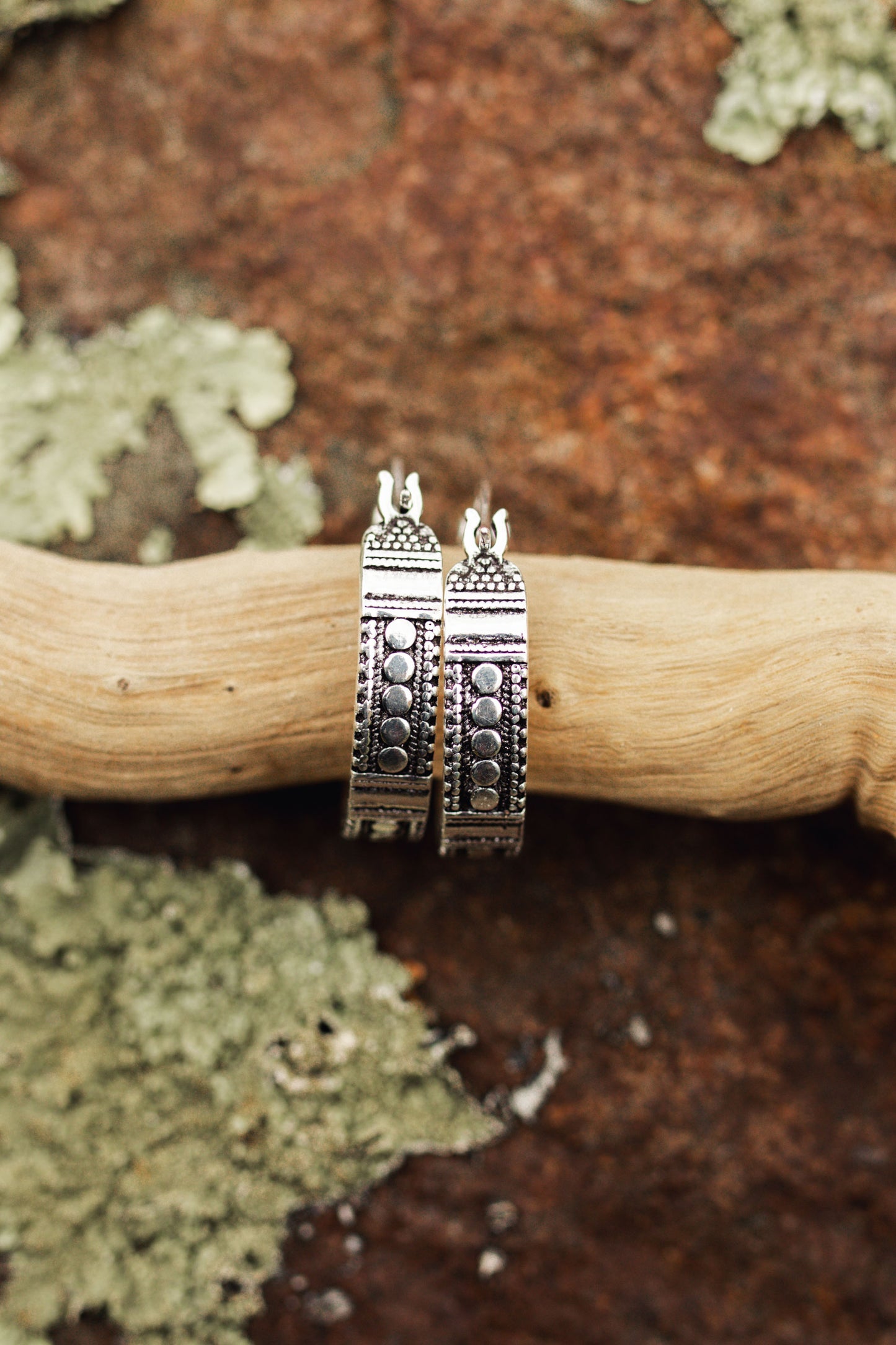 Nisha Hoop | Silver-plated