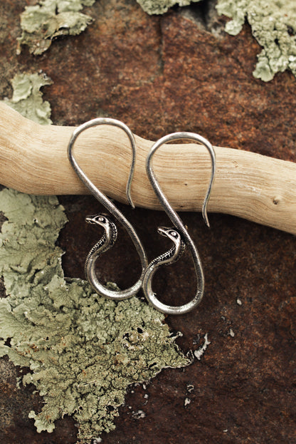 Naga Earrings | Silver-plated