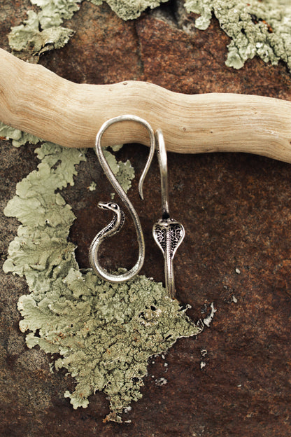 Naga Earrings | Silver-plated