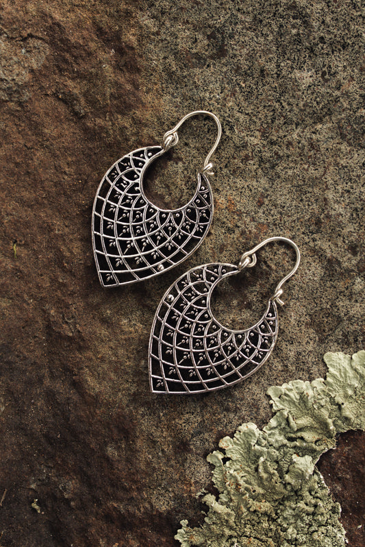 Sarin Earrings | Silver-plated