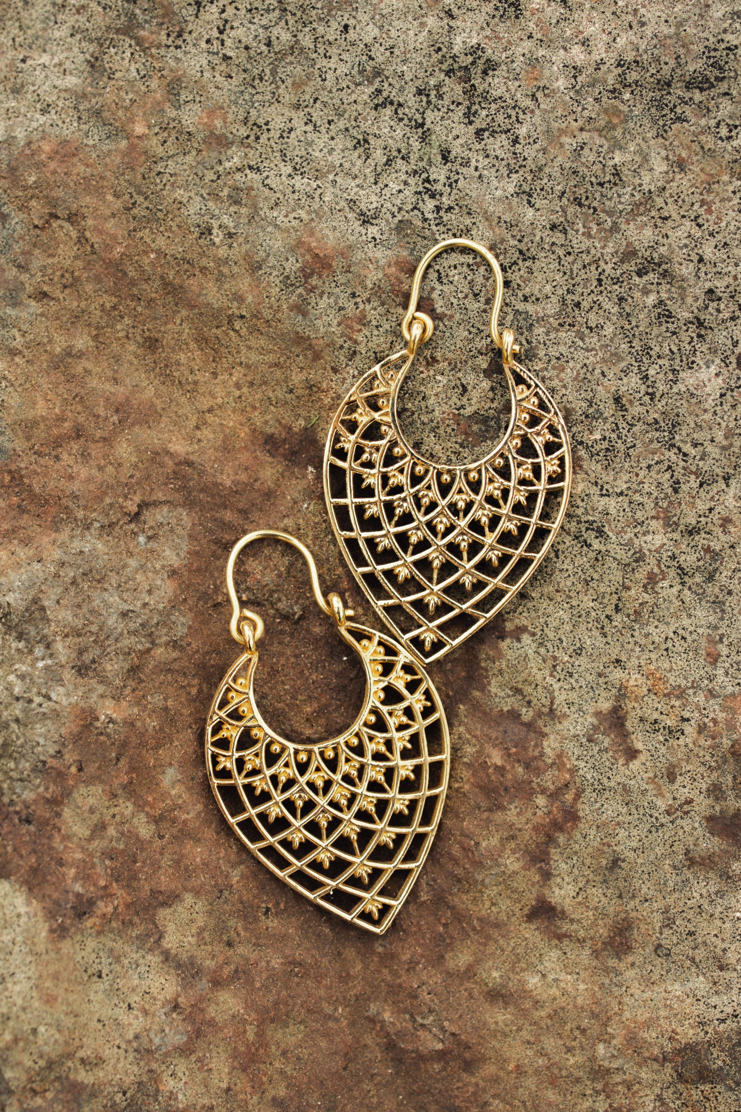 Sarin Earrings | Brass