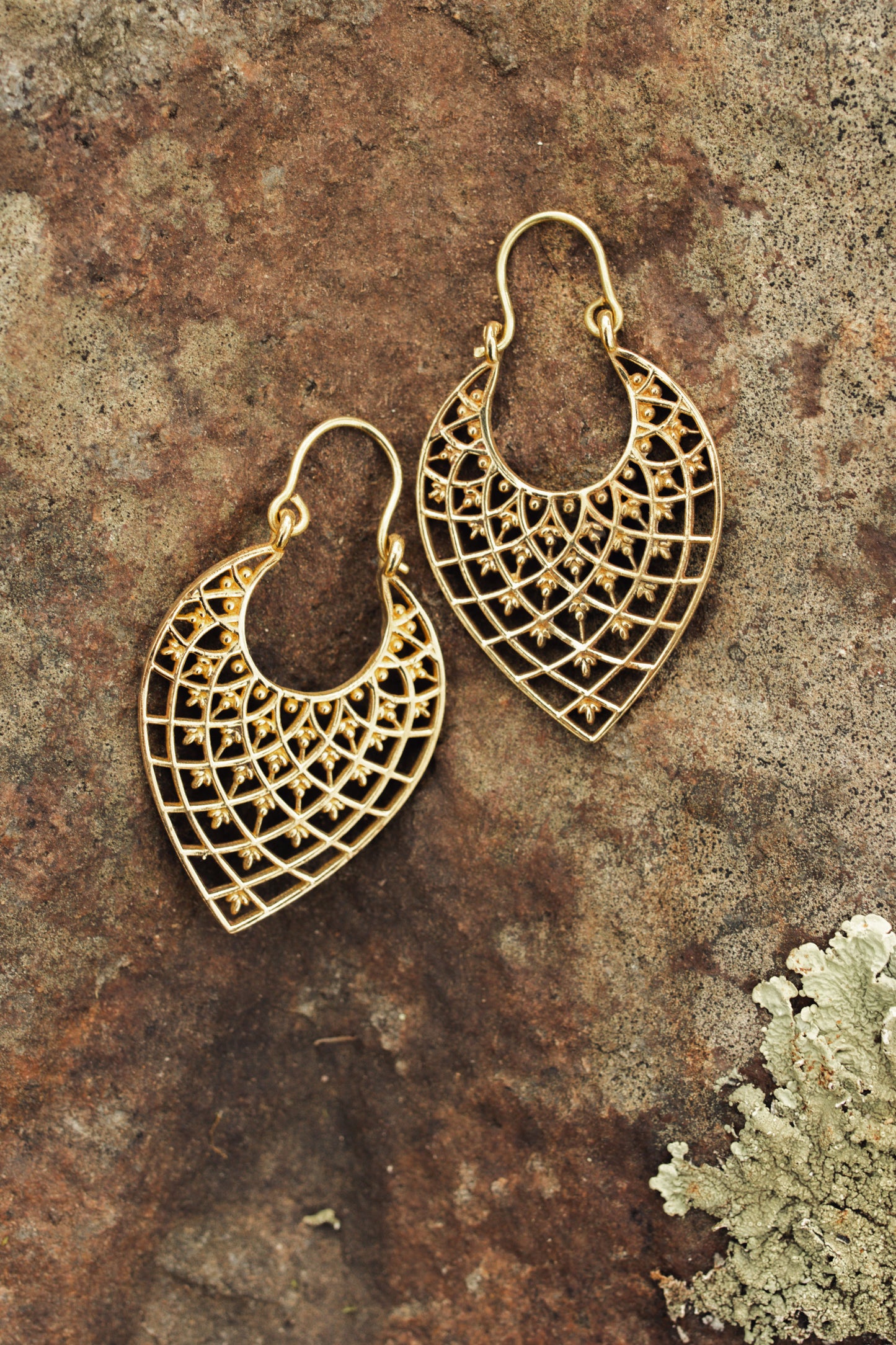 Sarin Earrings | Brass
